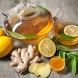 Ginger, Lemon, and Honey Tea