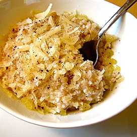 Savory Parmesan Oatmeal