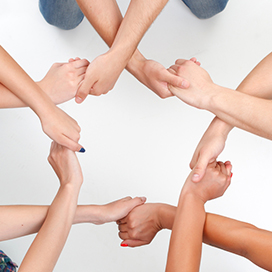 Friends who are a team player