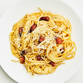 The best spaghetti carbonara recipe Ingredients: