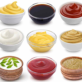 How to store condiments with a lot of acidity, sugar, or salt?