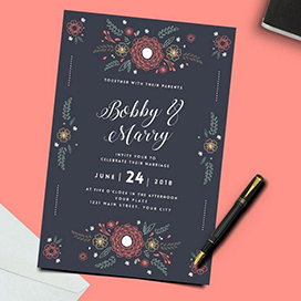 Unique wedding invitations