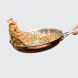 Do not stir or flip your food too often while cooking
