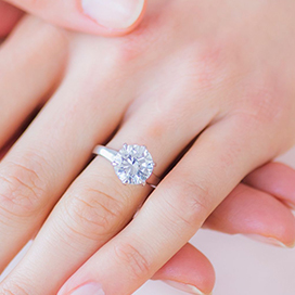Don't wear your engagement ring in the shower