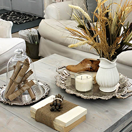 6 ways to decorate the coffee table