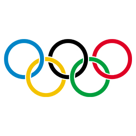 What is the meaning behind the Olympics logo?