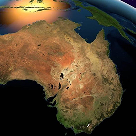 Australia is the fastest moving continent!