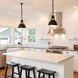 kitchen lightining: the rules that should be applied