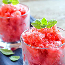 Frozen watermelon juice