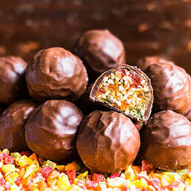 Apricot and nuts Truffle