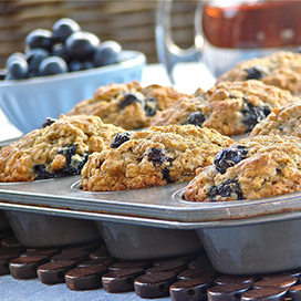 Banana Blueberry Muffins