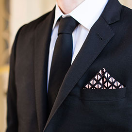 The One-Point Pocket Square Fold