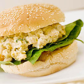 Vegetarian Chickpea Sandwich