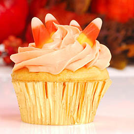 Candy Corn Cupcakes