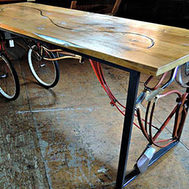 Transform an Old Bicycle into a Table